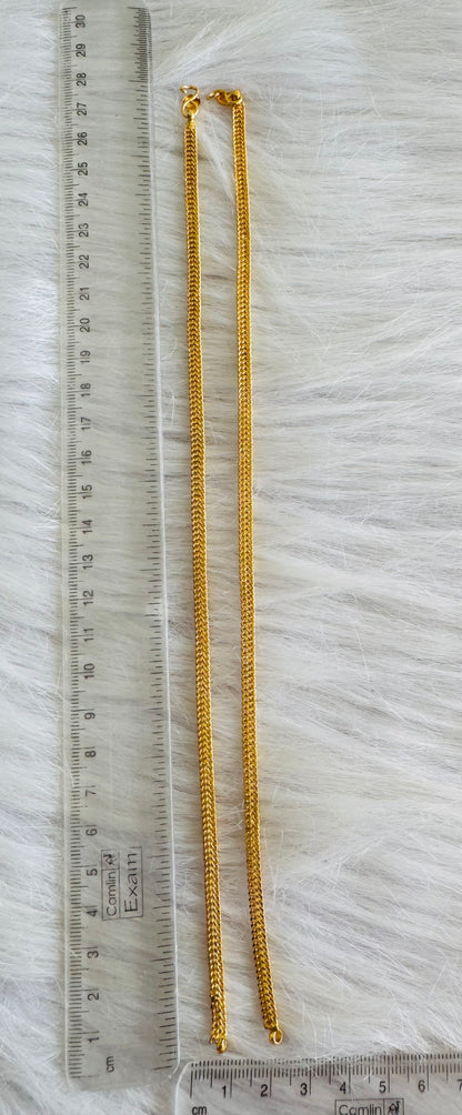 Gold tone 10.5 inches anklets dj-51304