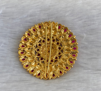 Antique gold tone kemp round hair jewel(rakodi)dj-53620
