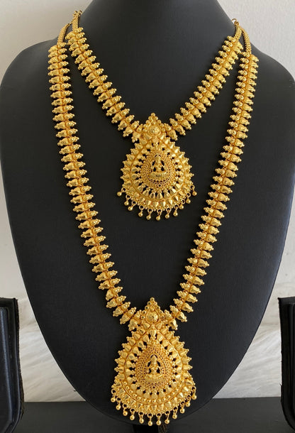 Gold tone lakshmi combo set dj-54283