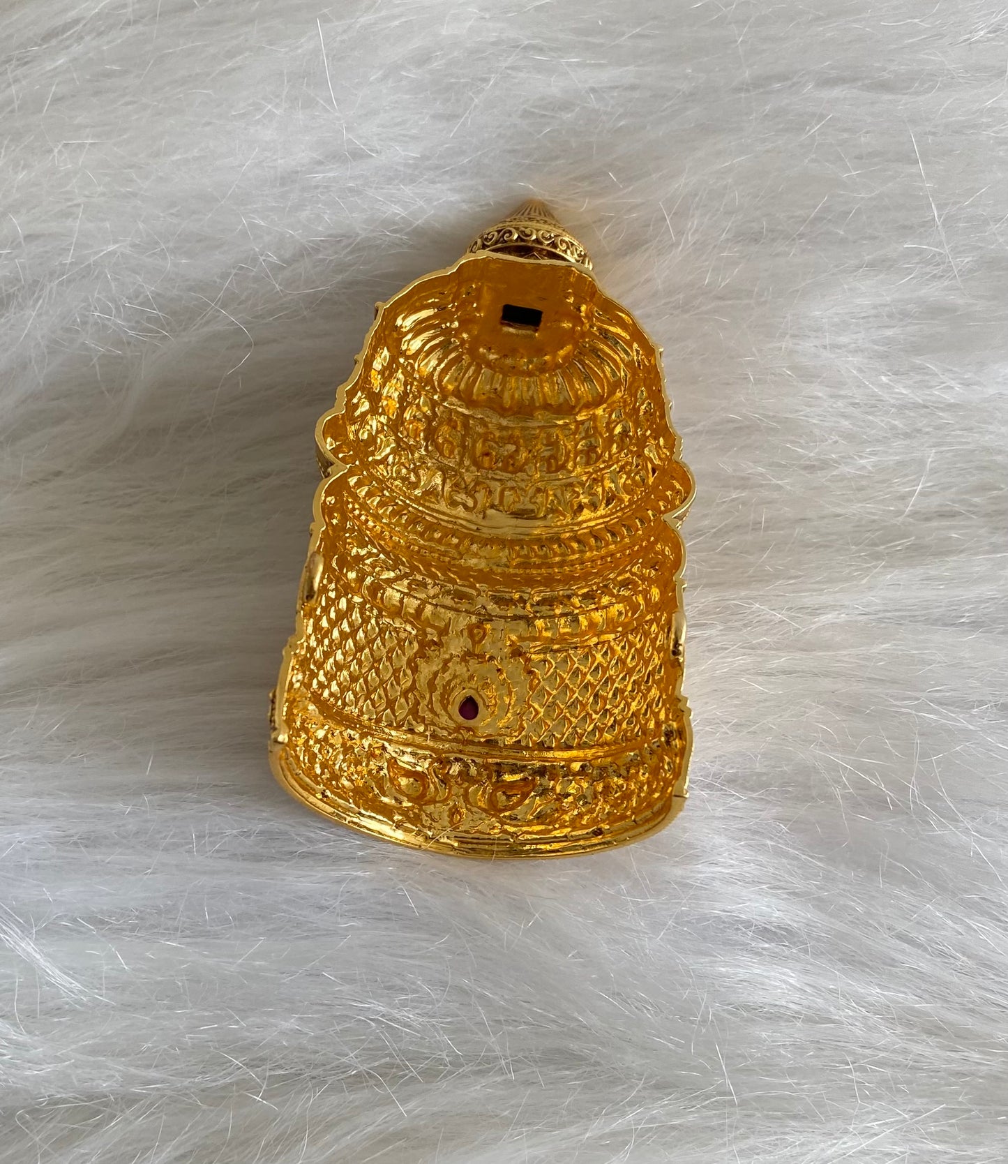 Antique gold tone nakshi crown/kreedam dj-54469