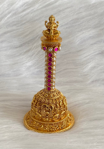 Matte finish jadau lakshmi bell dj-54229