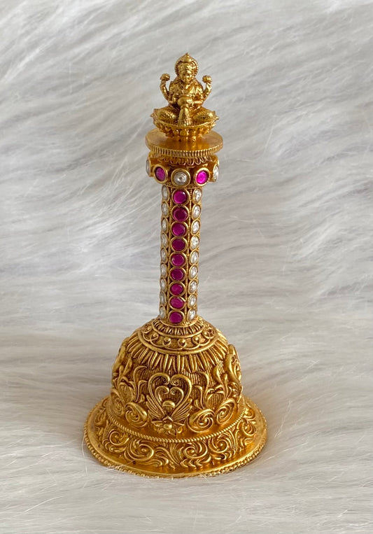 Matte finish jadau lakshmi bell dj-54229