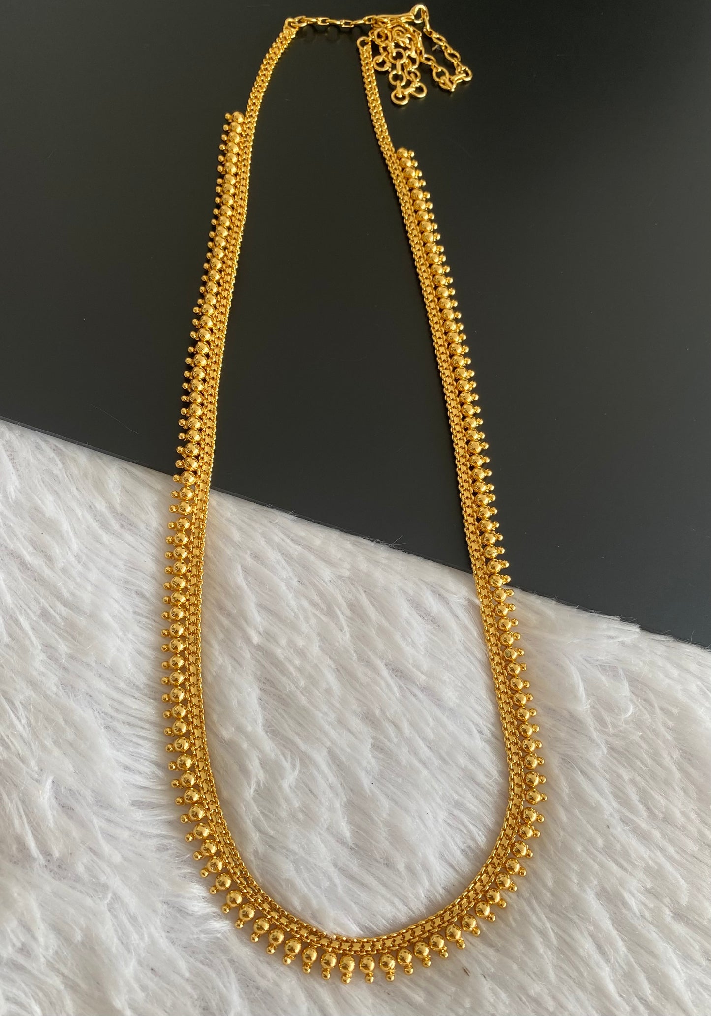 Gold tone 22 inches kerala style ball haar dj-43462