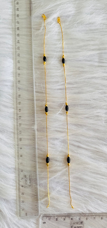 Gold tone 10.5 inches anklets dj-51309