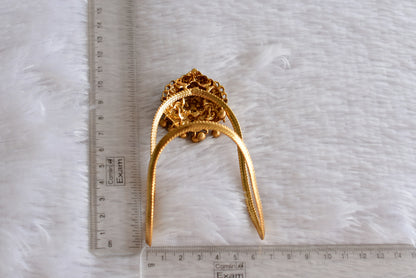 Antique gold tone cz kemp-green Lakshmi Vanki/Bajuband dj-51972