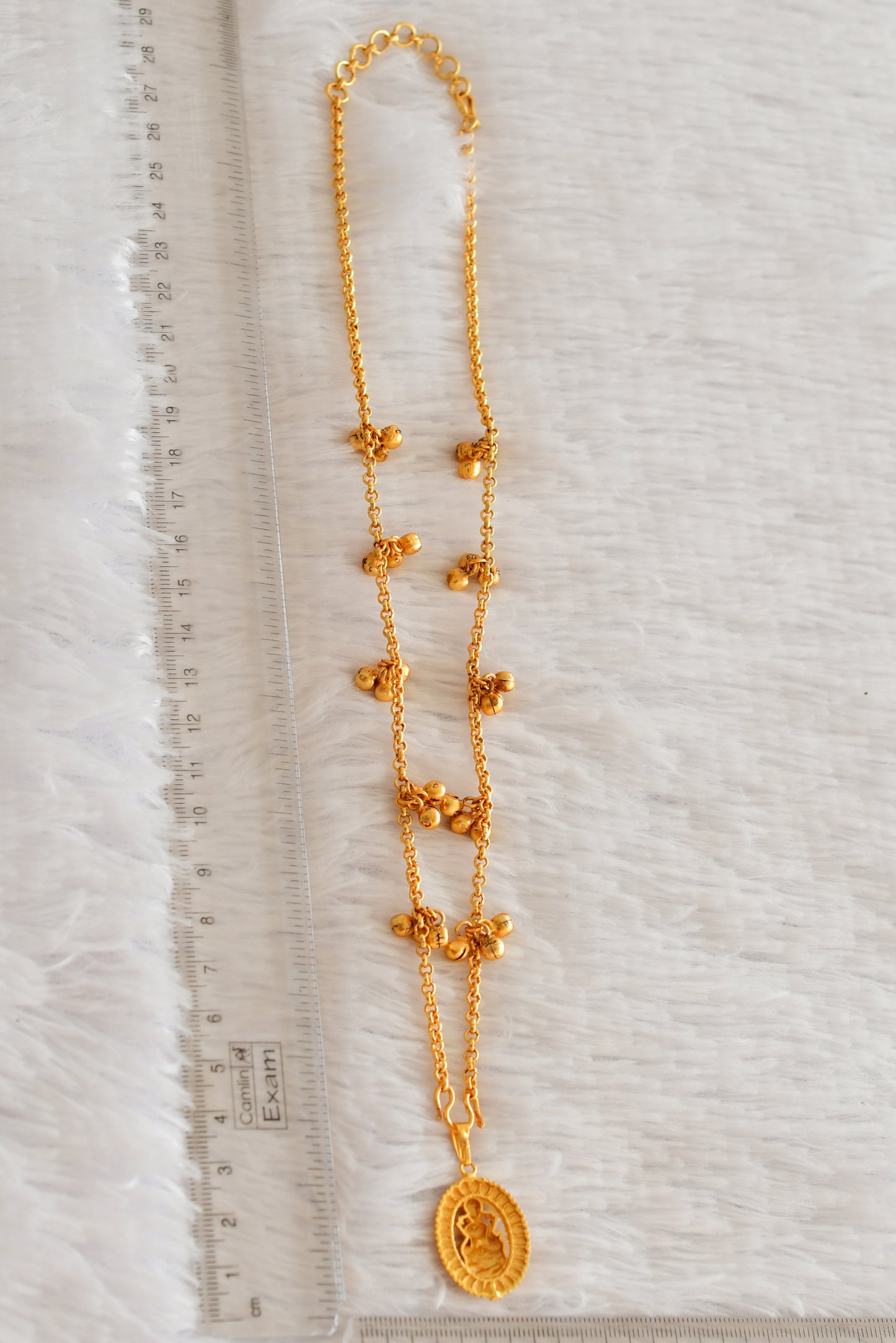 Matte finish Lakshmi gungroo chain dj-52208