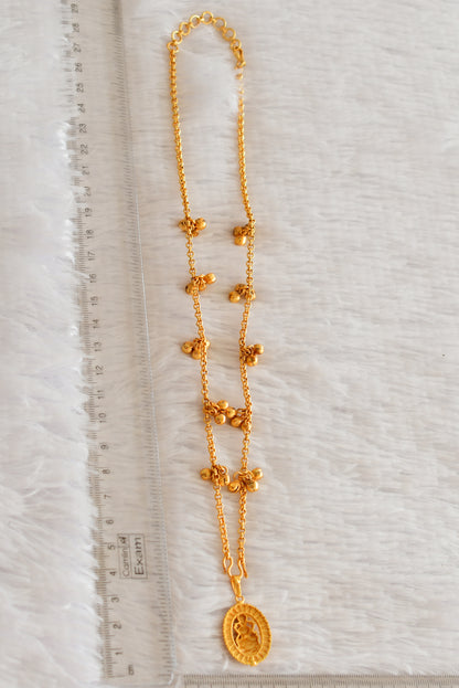 Matte finish Lakshmi gungroo chain dj-52208