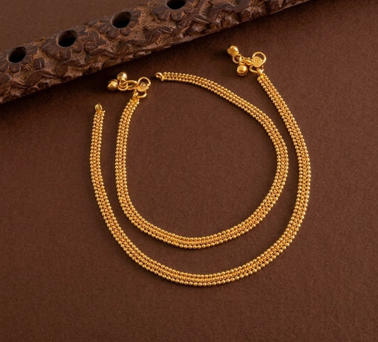 Gold tone anklets dj-54891