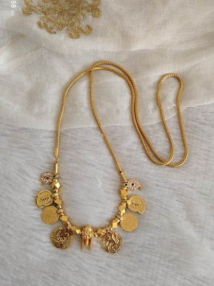 Gold tone mangalyam with 30 inches chain dj-52608