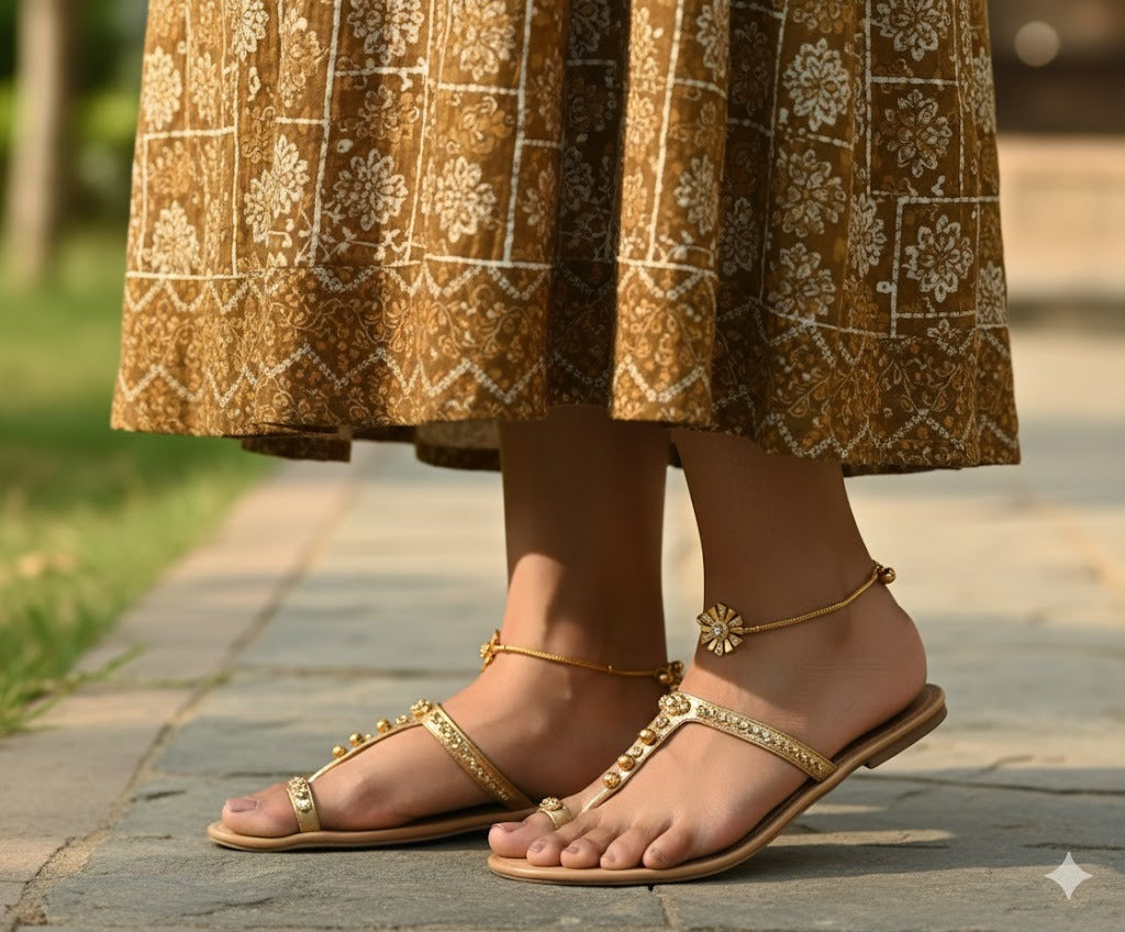 Matte finish cz white flower anklets dj-44088