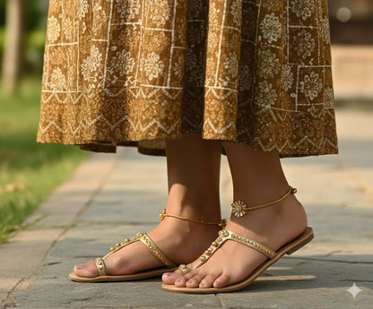 Matte finish cz white flower anklets dj-44088