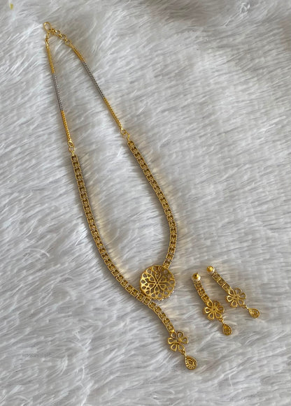 Beautiful Cz Designer Necklace Set-dj07663