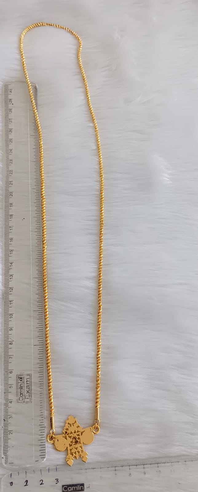 Gold tone Annam mangalyam with 30 inches chain dj-42221