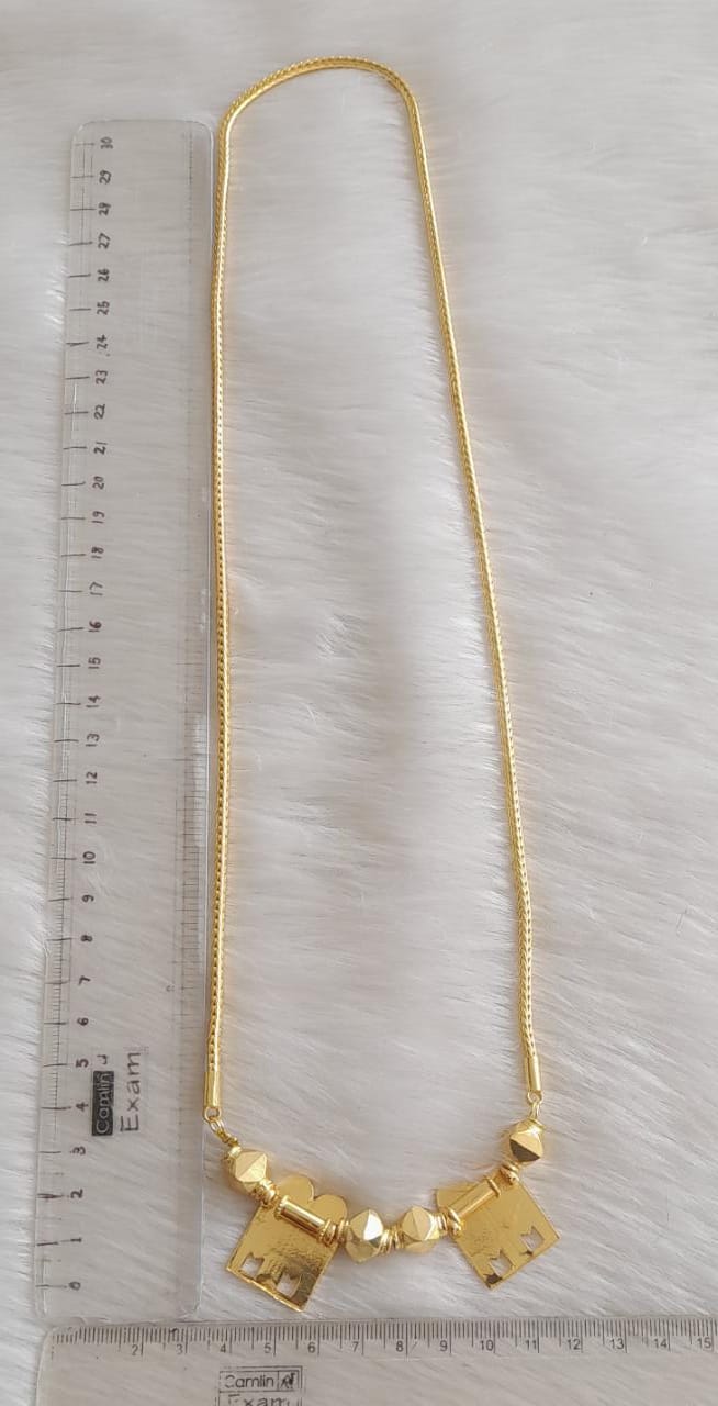 Gold tone keelpoo mangalyam dj-42559