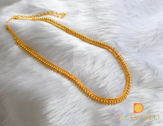 Gold tone 20 inches Kerala style ball haar dj-37770