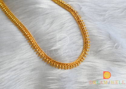 Gold tone 20 inches Kerala style ball haar dj-37770