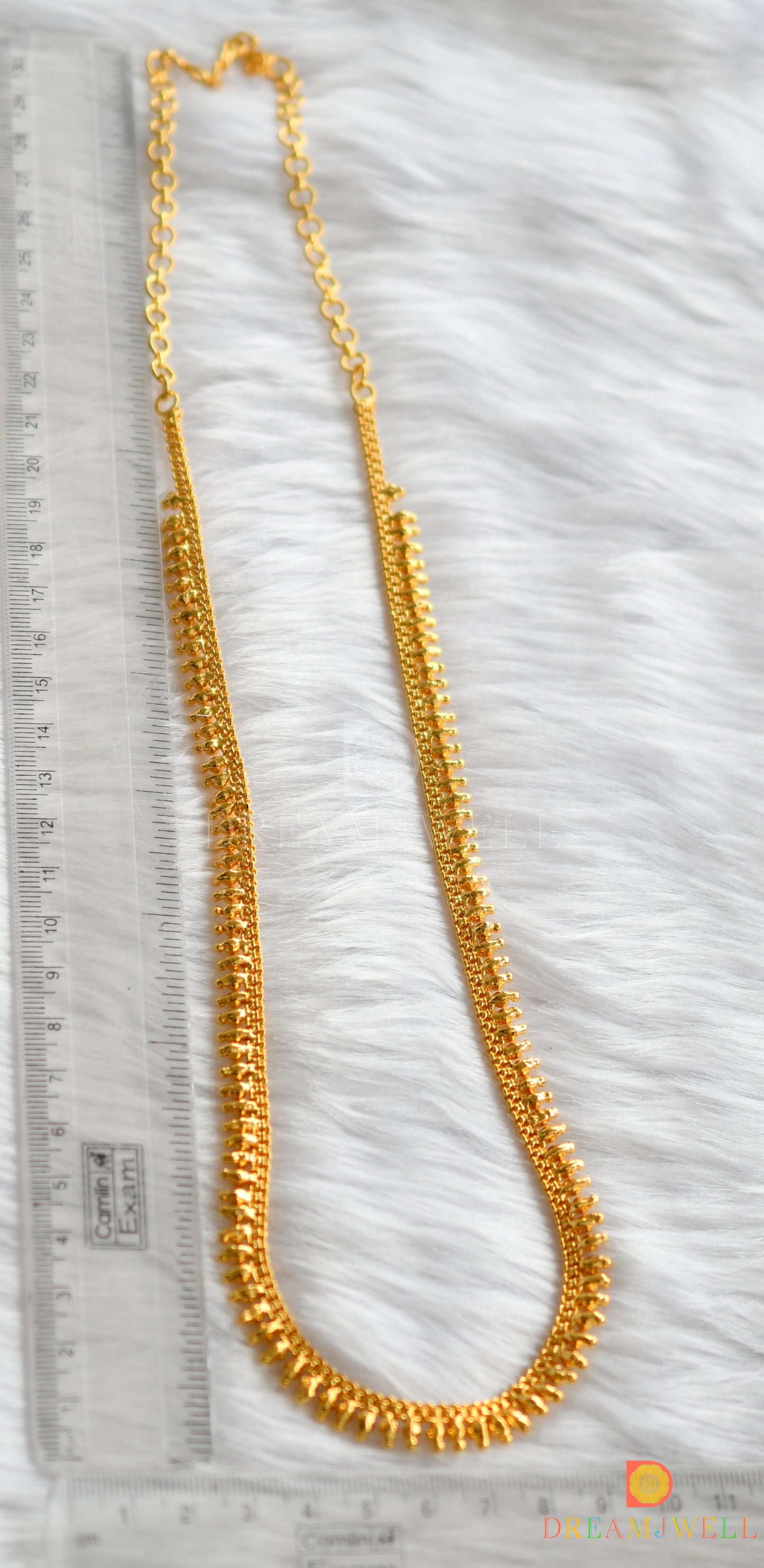 Gold tone 20 inches Kerala style ball haar dj-37770