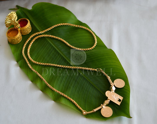 Gold tone Lakshmi coin Shiva Lingam Thiru mangalyam dj-36331