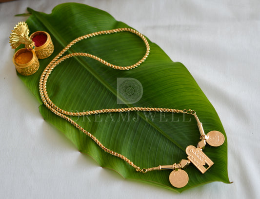 Gold tone South Indian Thennamara mangalyam dj-36333