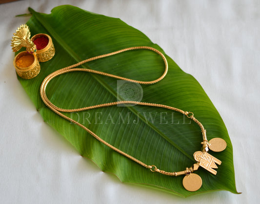 Gold tone Thennamara Lakshmi coin Thiru mangalyam dj-36334