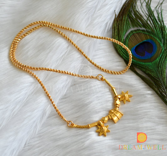 Gold tone rope chain with siragu mangalyam dj-37760
