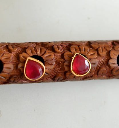 Antique Gopi ruby stone choker necklace set dj-38718