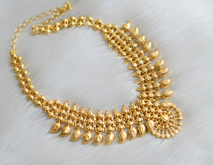 Gold tone Keral style mango necklace dj-32028