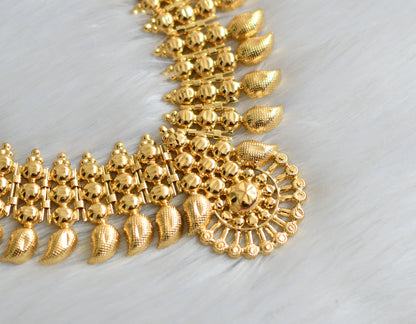 Gold tone Keral style mango necklace dj-32028