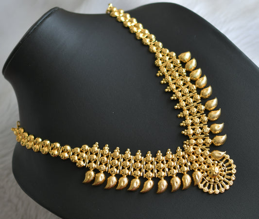 Gold tone Keral style mango necklace dj-32028