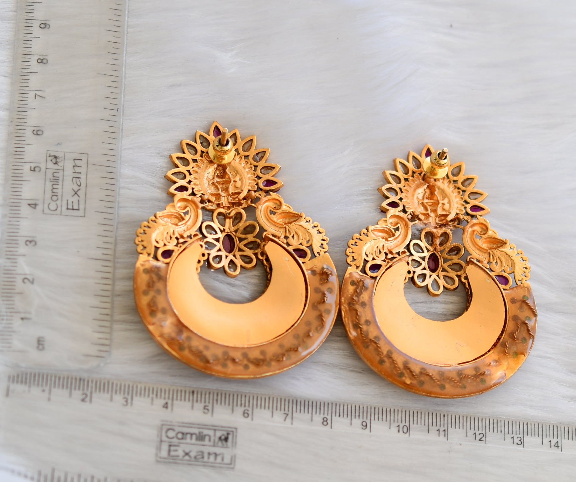 Punjabi Bali Hoops /indian Earrings/ Indian Wedding Sangeet Jewelry /  Kundan Jhumka /big Bali Hoops Earrings/bridesmaid Jewelry - Etsy