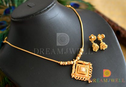 Gold tone kodi chain necklace set dj-37138