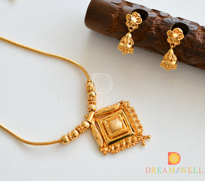 Gold tone kodi chain necklace set dj-37138