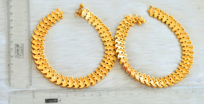 Gold tone blue mango anklets dj-20076