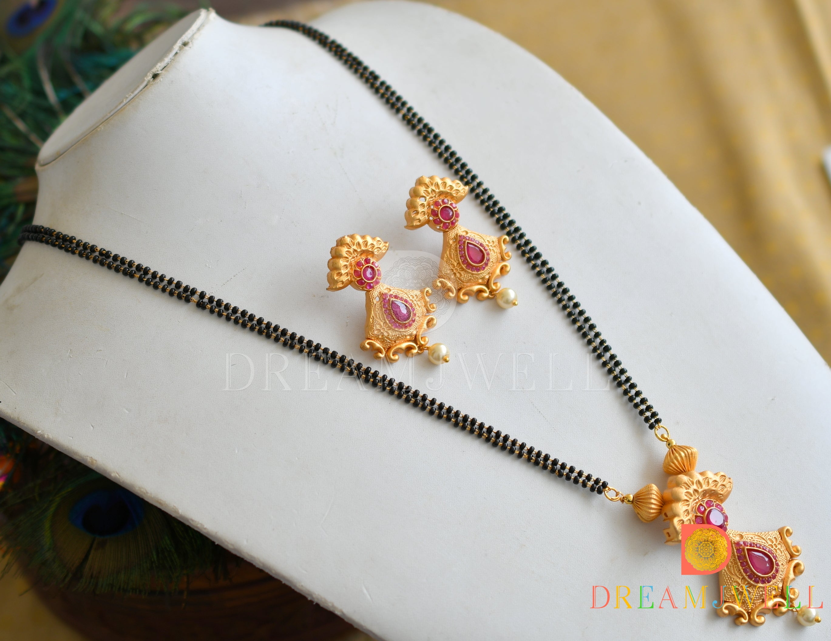 Ruby mangalsutra deals