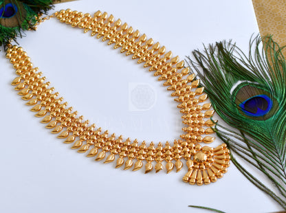 Gold tone mango Kerala style haar dj-35677