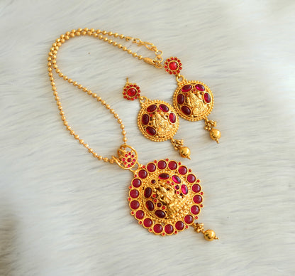 Antique kemp lakshmi necklace set dj-11278