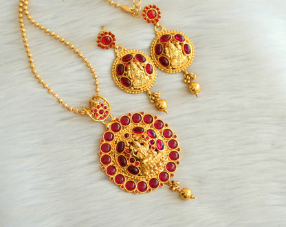 Antique kemp lakshmi necklace set dj-11278