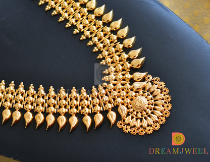 Gold tone mango Kerala style haar dj-37210