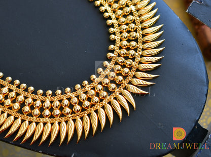 Gold tone mulla mottu Kerala style haar dj-37214