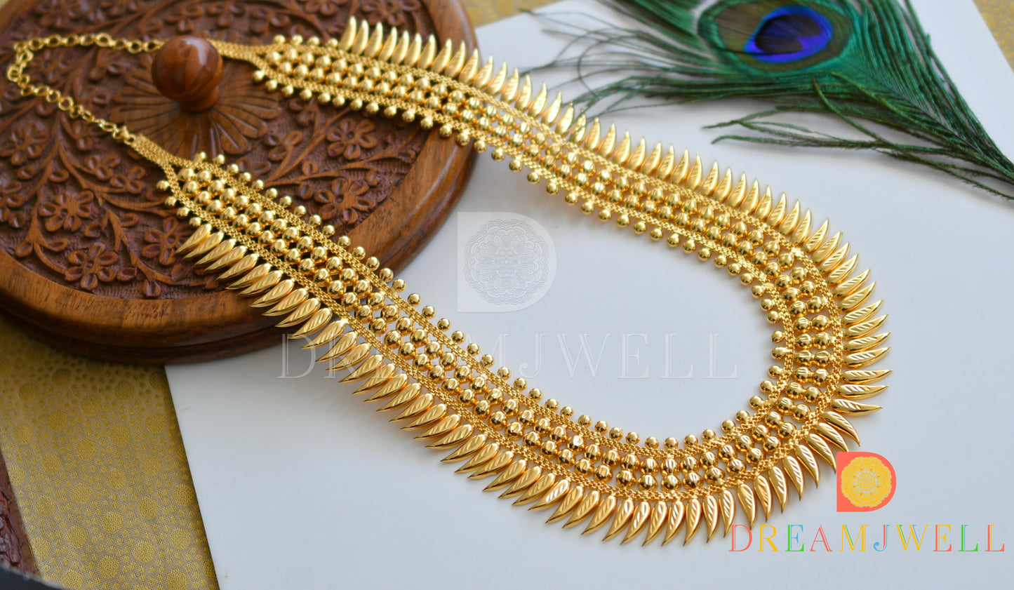 Gold tone mulla mottu Kerala style haar dj-37214