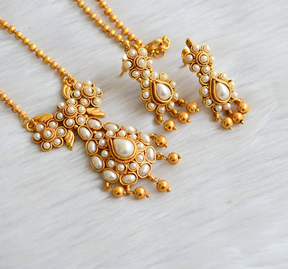 Antique pearl chain/necklace set dj-21051