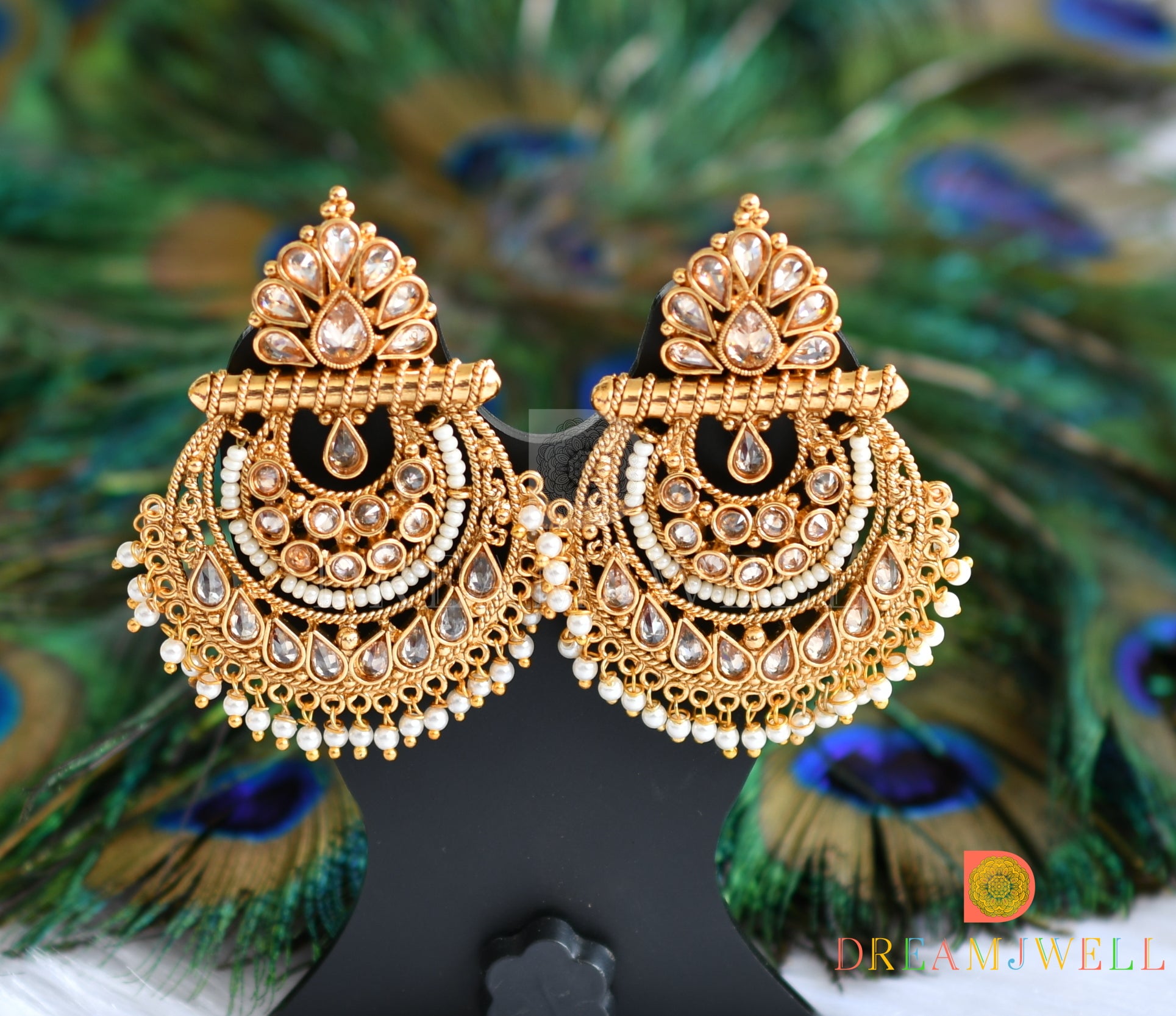 Trendy Chand Bali Earrings Designs - Dhanalakshmi Jewellers