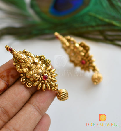 Divine Antique kemp Lakshmi necklace set dj-07827