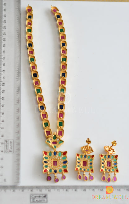 Gold tone Cz Navarathna Designer Short Haar dj-19539