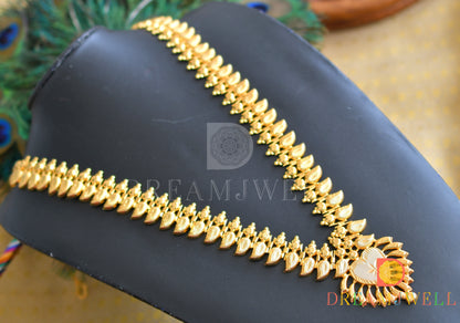 Gold tone mango Kerala style haar dj-36429