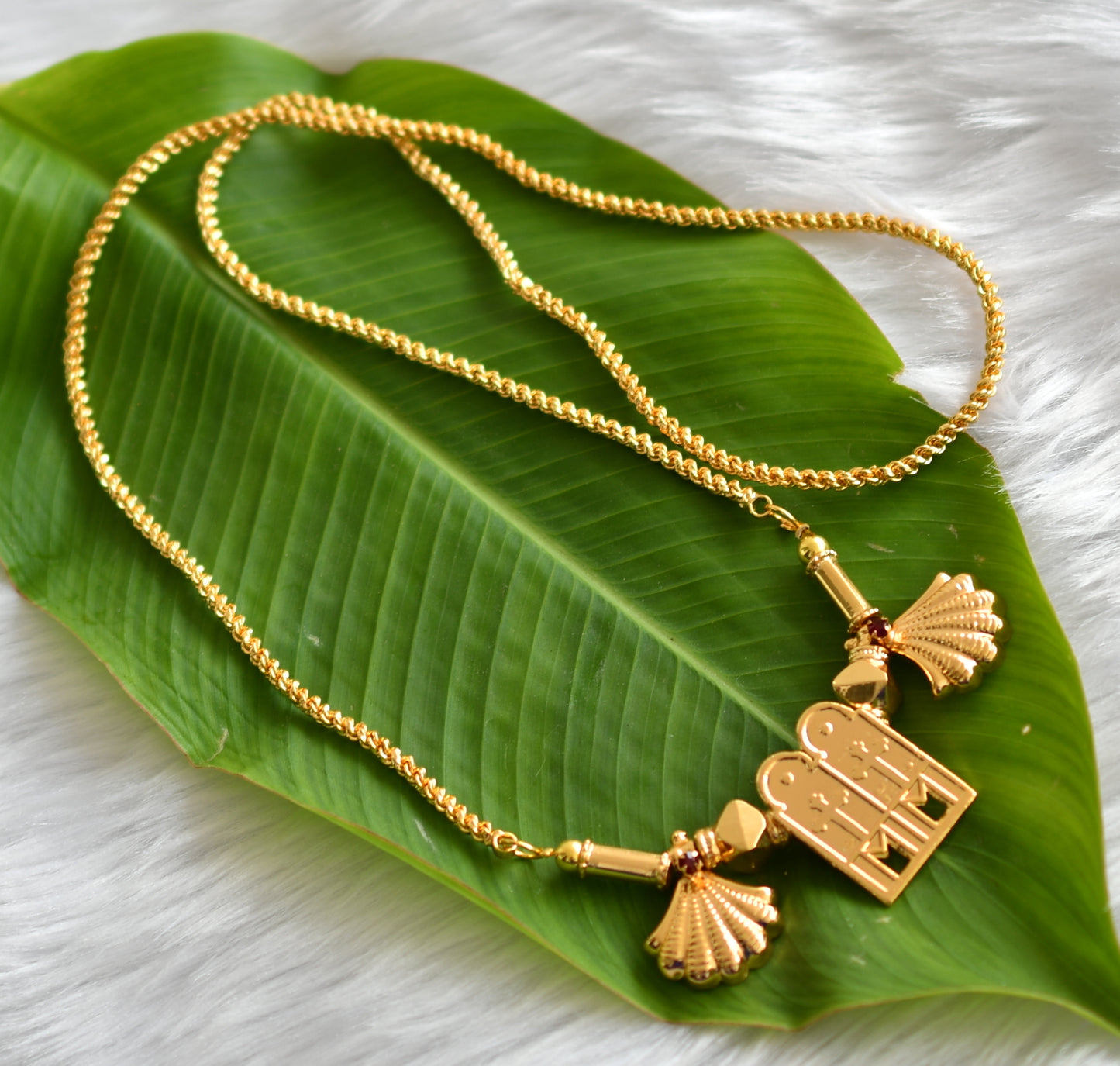 Gold tone cross mangalyam dj-38780 – dreamjwell
