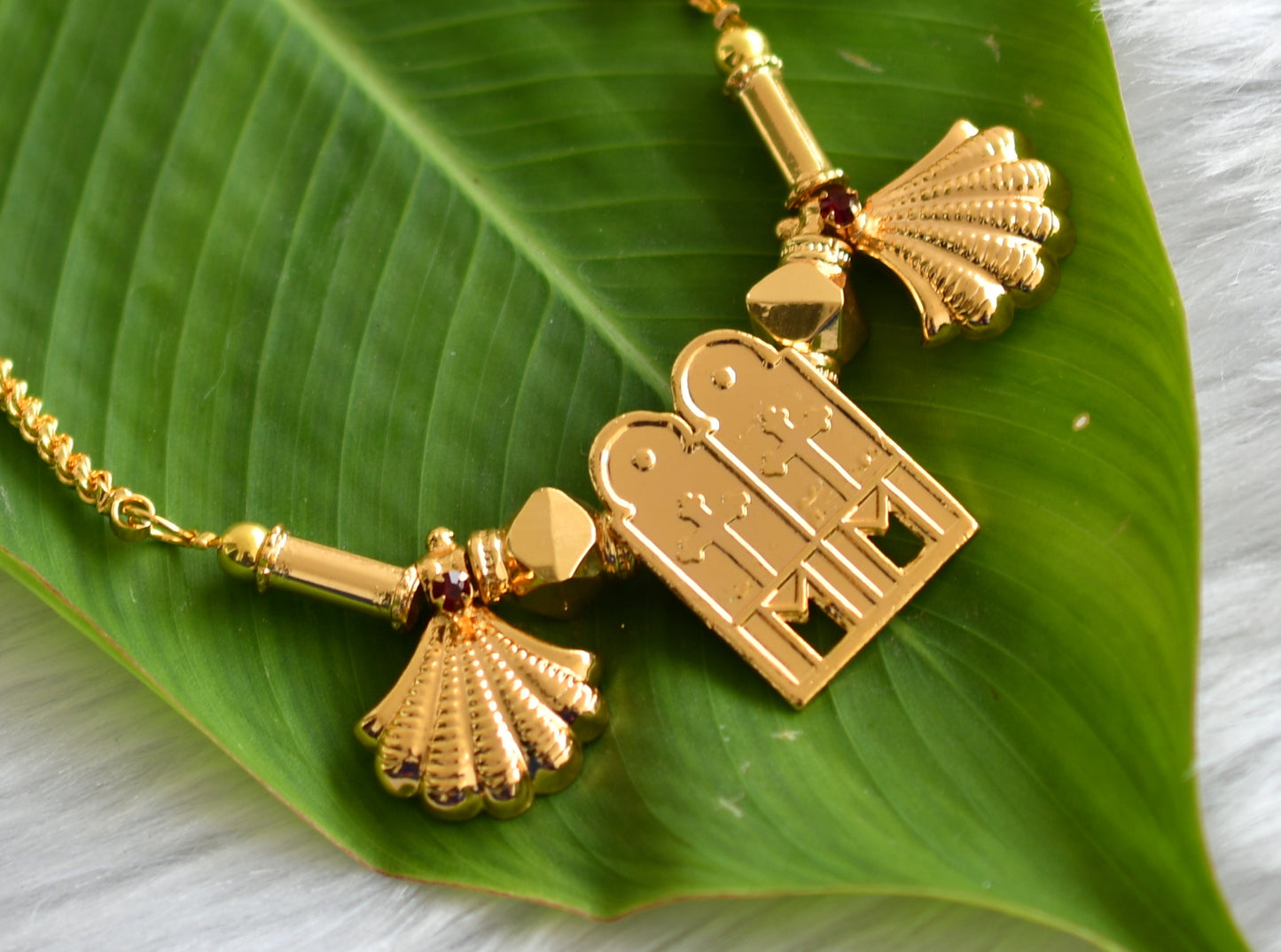 Gold tone cross mangalyam dj-38780 – dreamjwell
