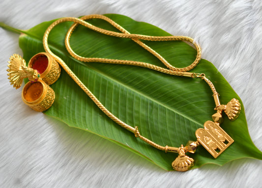 Gold tone Sokkar-Meenakshi mangalyam dj-35313