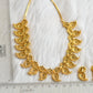 Gold tone blue mango necklace set dj-02581