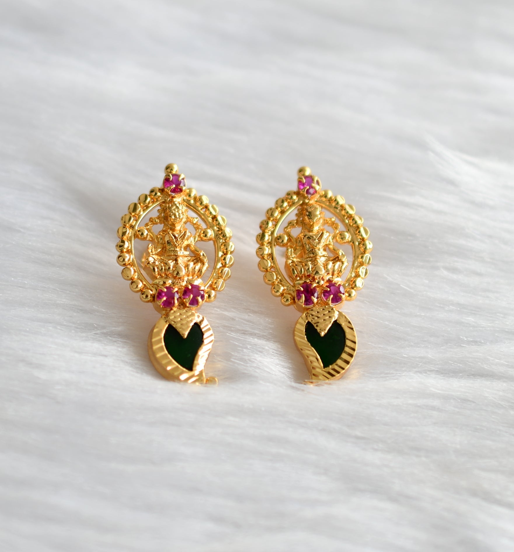 Buy India Kempu Stud Earrings/chaandbali Earrings/traditional Earrings/gold  Plated Earrings/indian Earrings/wedding Earrings/statement Earring Online  in India - Etsy